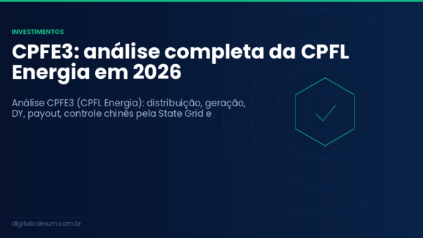 CPFE3: análise completa da CPFL Energia em 2026